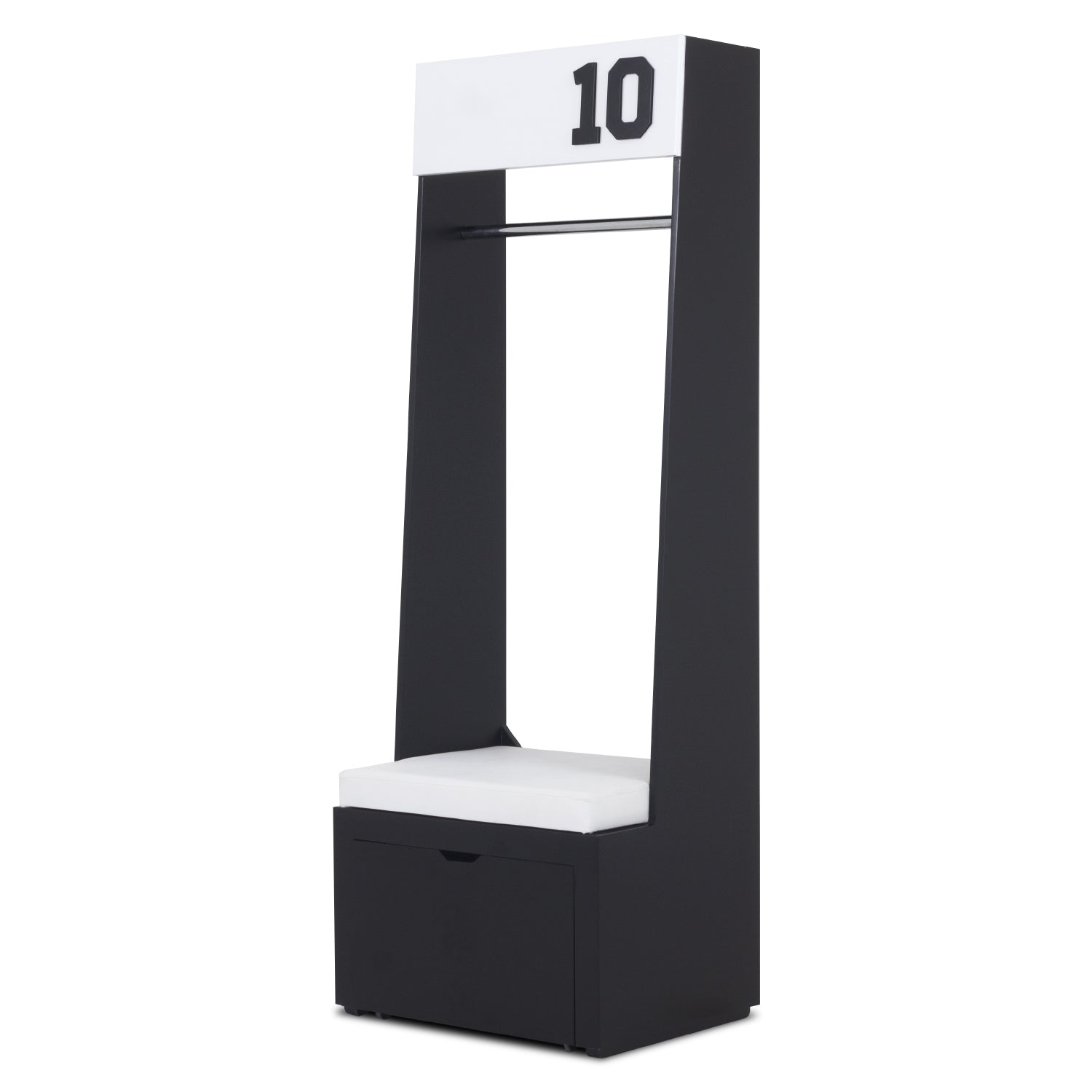 Comoda Infantil Futbol Blanco, Negro