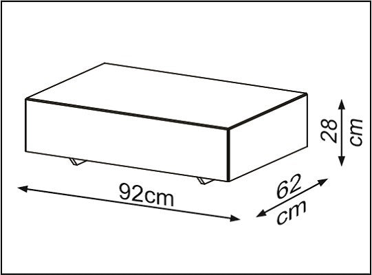Mesa de Centro Kansas Natural Oscuro Premium