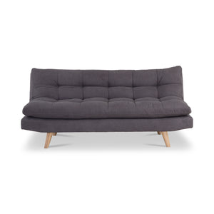 Sofá Cama Nix Microfibra Gris, Natural