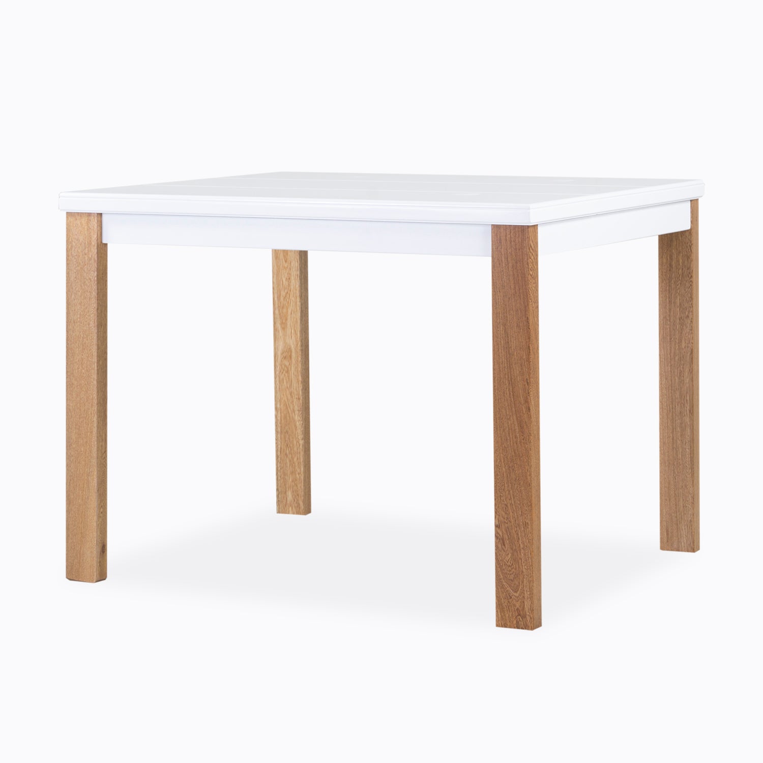 Comedor 4 Puestos Kepler Lino Hampton Gris Humo, Natural Poliuretano*