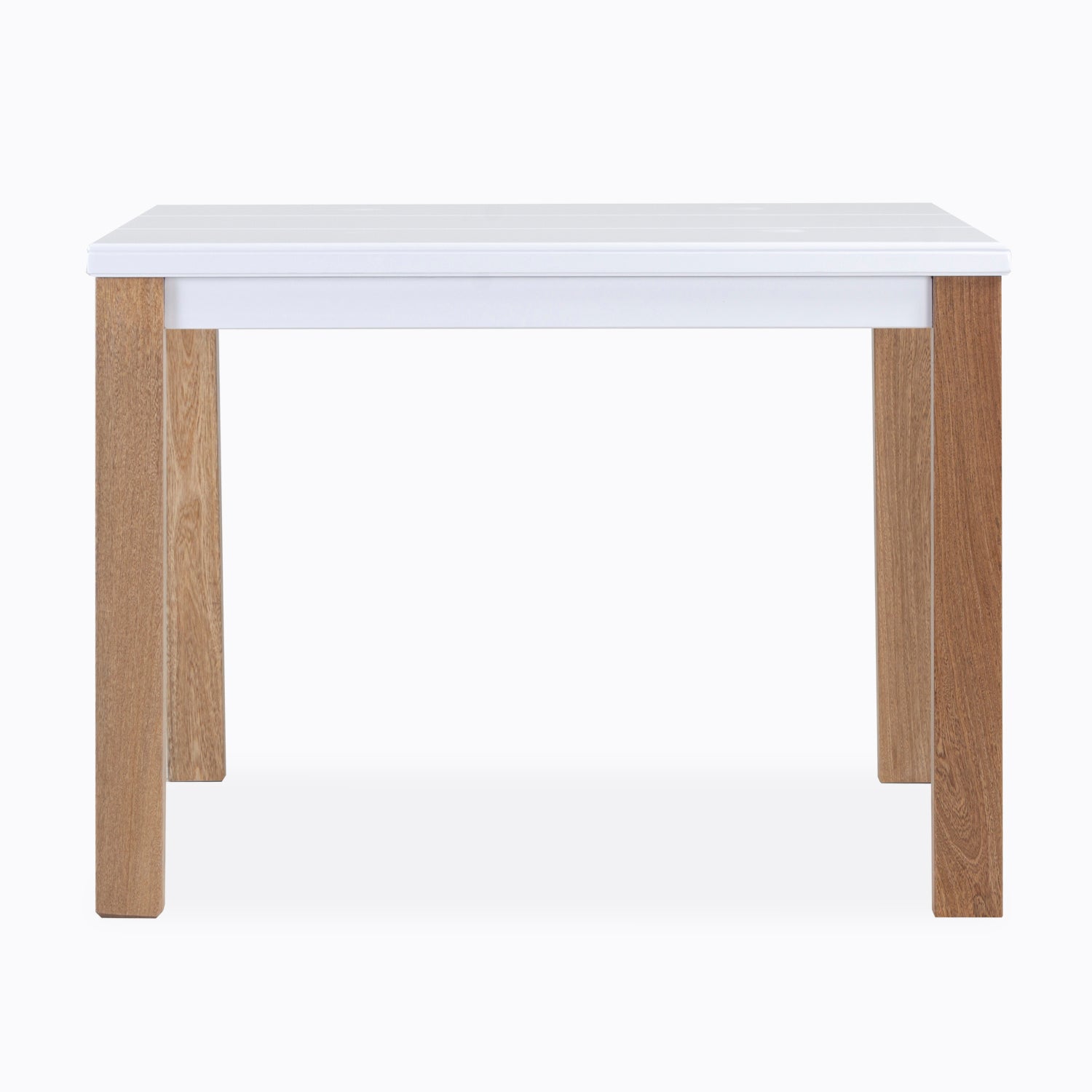 Comedor 4 Puestos Kepler Lino Hampton Gris Humo, Natural Poliuretano*