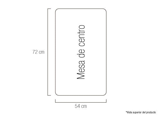 Mesa de Centro Brooklyn Wengue