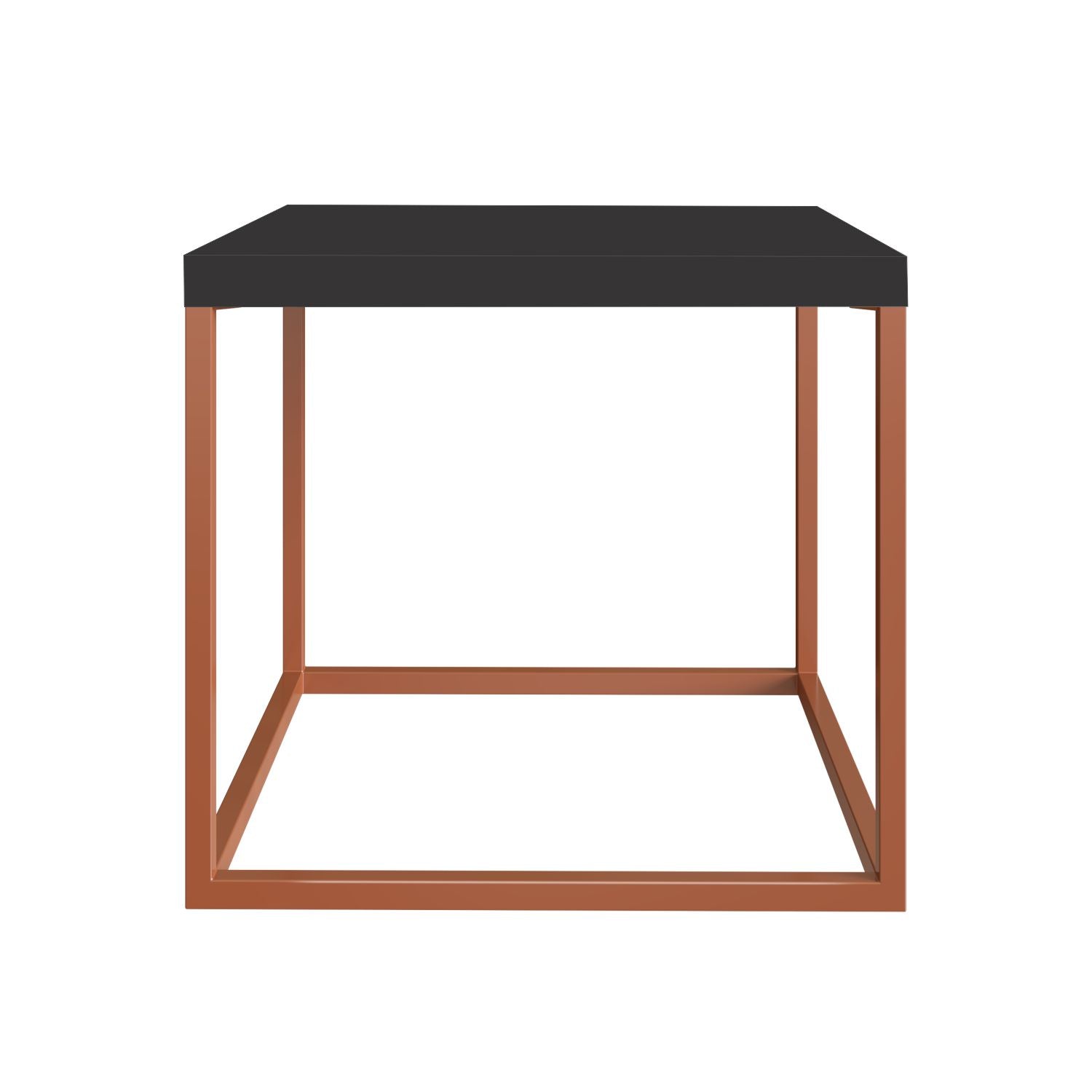 Set X3 Mesa Auxiliar Arizona Negro, Bronce