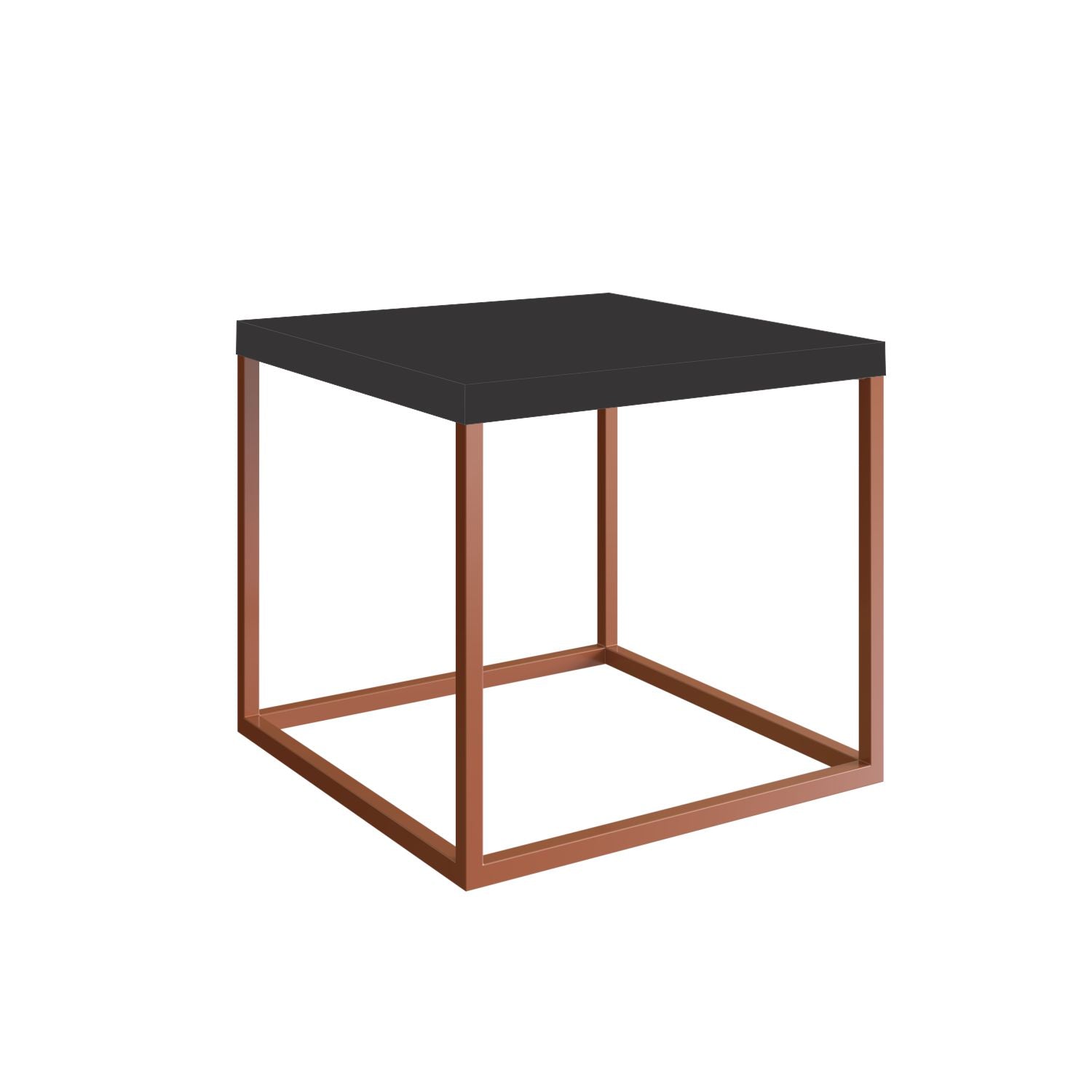 Set X3 Mesa Auxiliar Arizona Negro, Bronce