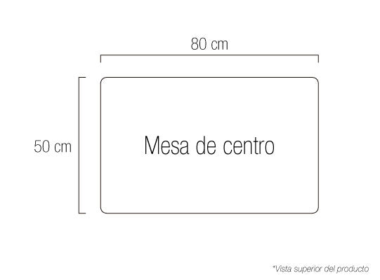 Mesa de Centro Sidney Negro