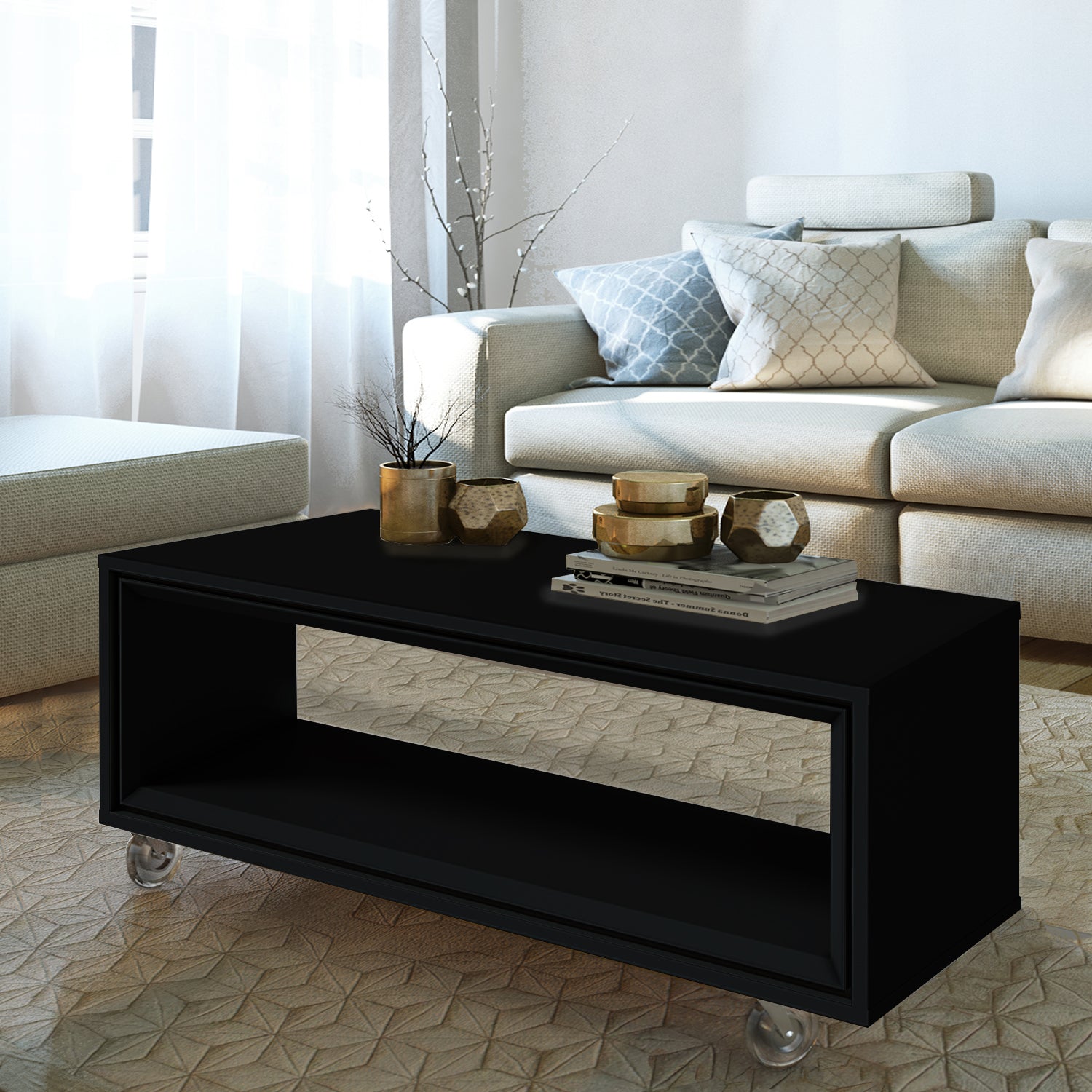 Mesa de Centro Aktual Negro