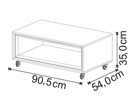 Mesa de Centro Aktual Negro