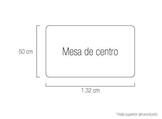 Mesa de Centro Start Espejo Premium