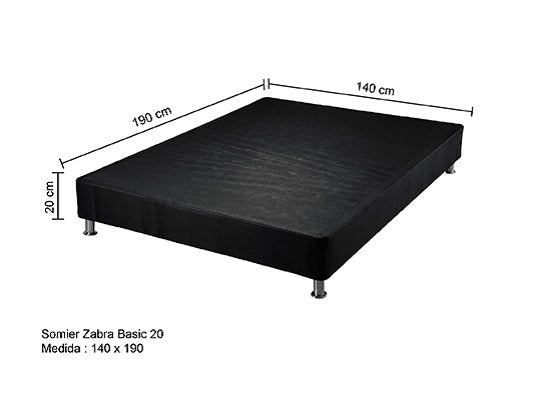 Base Cama Doble New Zabra