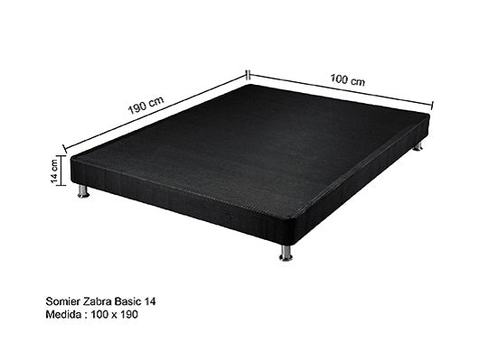 Base Cama Sencillo New Zabra