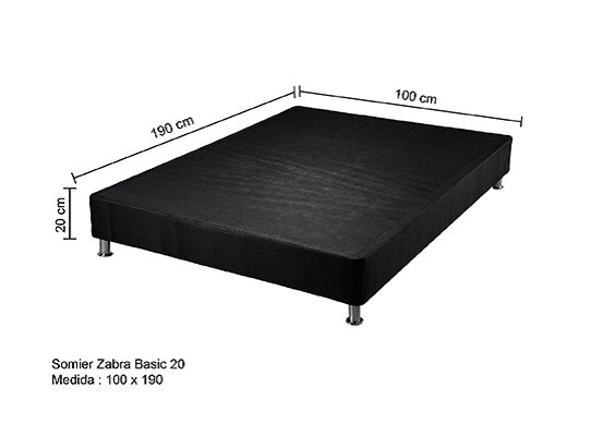 Base Cama Sencillo New Zabra