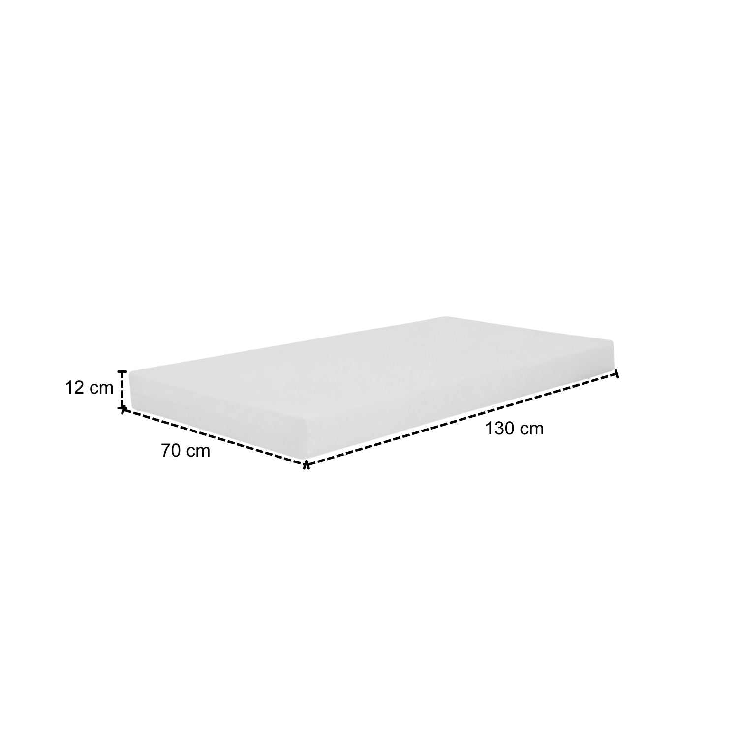 Colchon Colchoneta Twin 70X130X12 Espumados del Litoral (Garantia 30 dias)