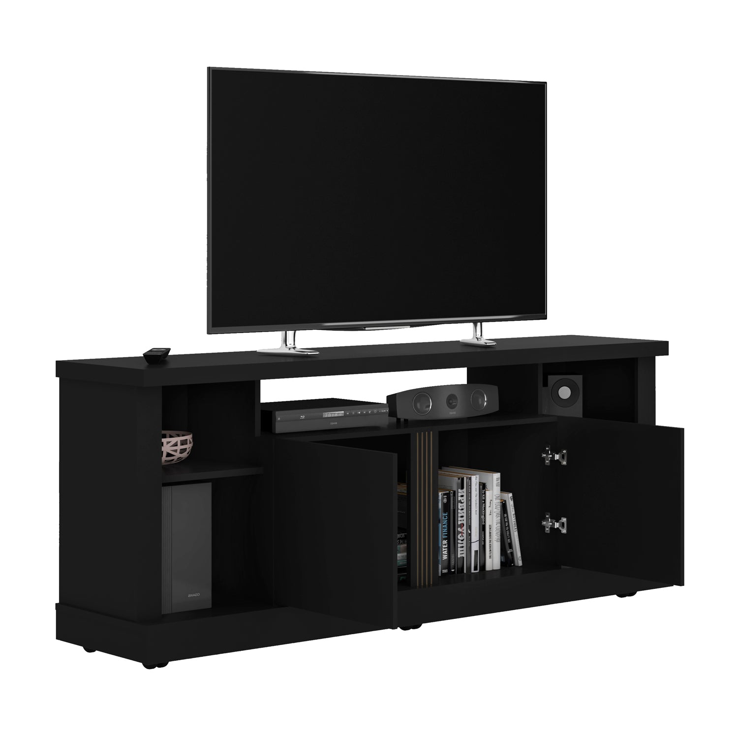 Mesa de Tv Lewis Negro 160X68X37*