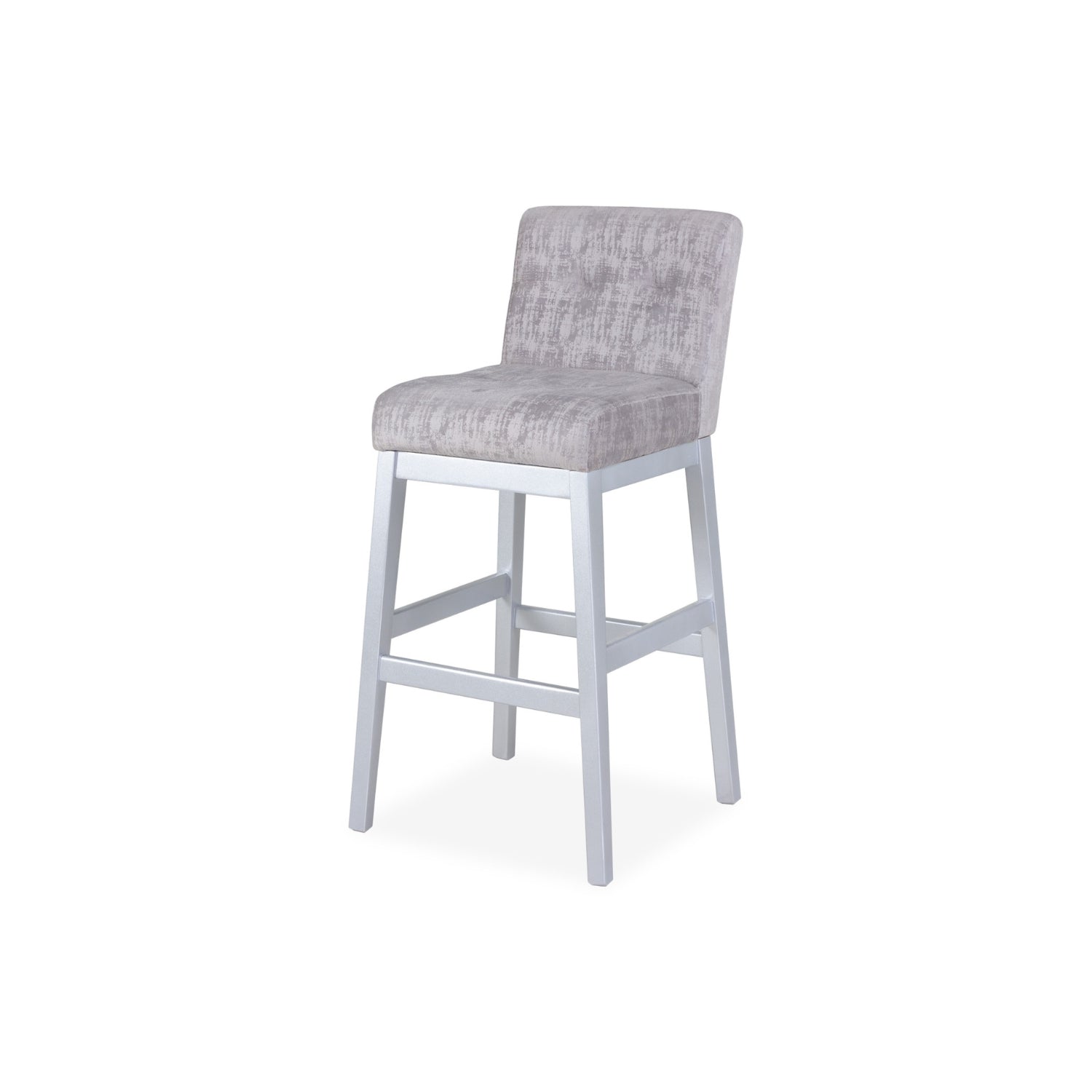 Silla Para Barra Kepler Chenille Wonder Plata Premium Poliuretano