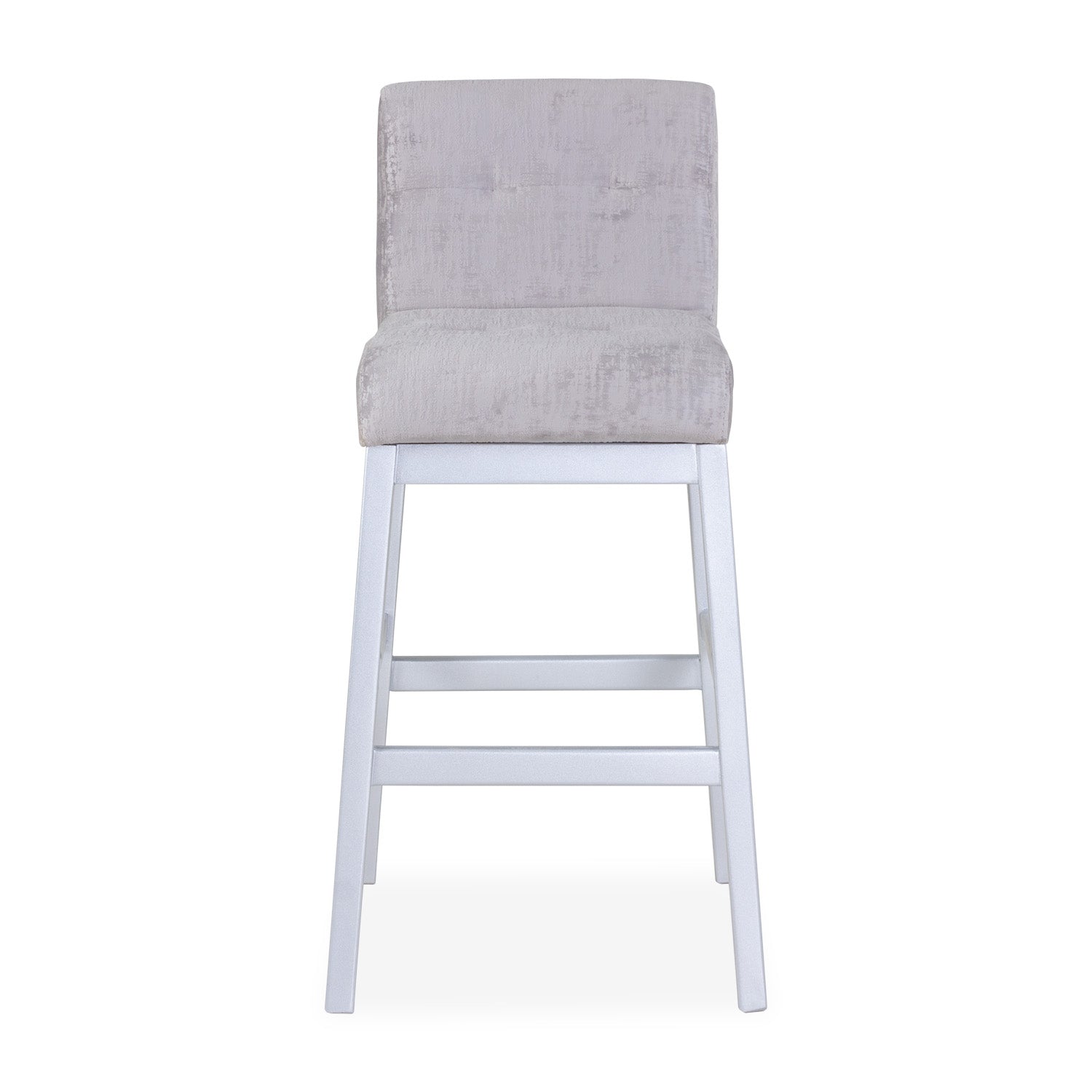 Silla Para Barra Kepler Chenille Wonder Plata Premium Poliuretano