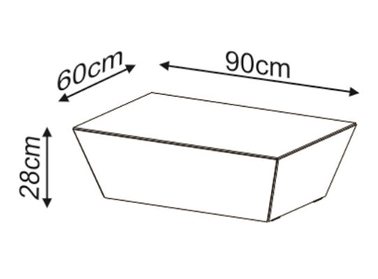 Mesa de Centro Alky Negro