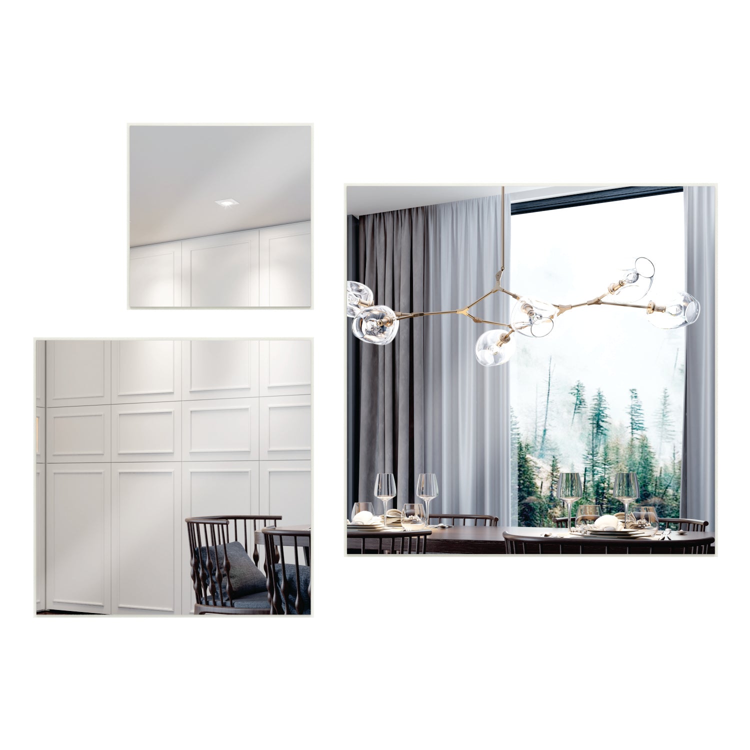 Set X3 Espejo Amsterdam Blanco