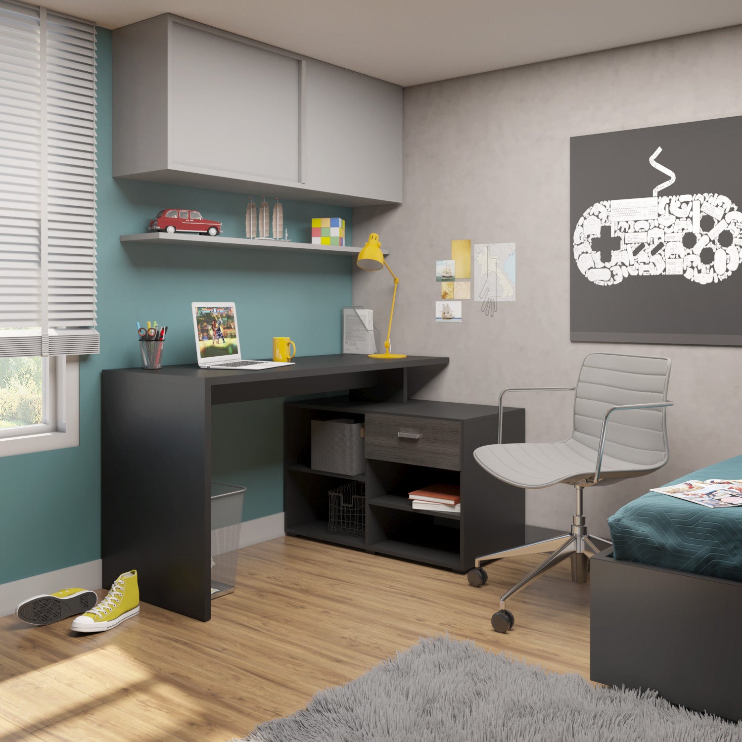 Escritorio Aero Negro