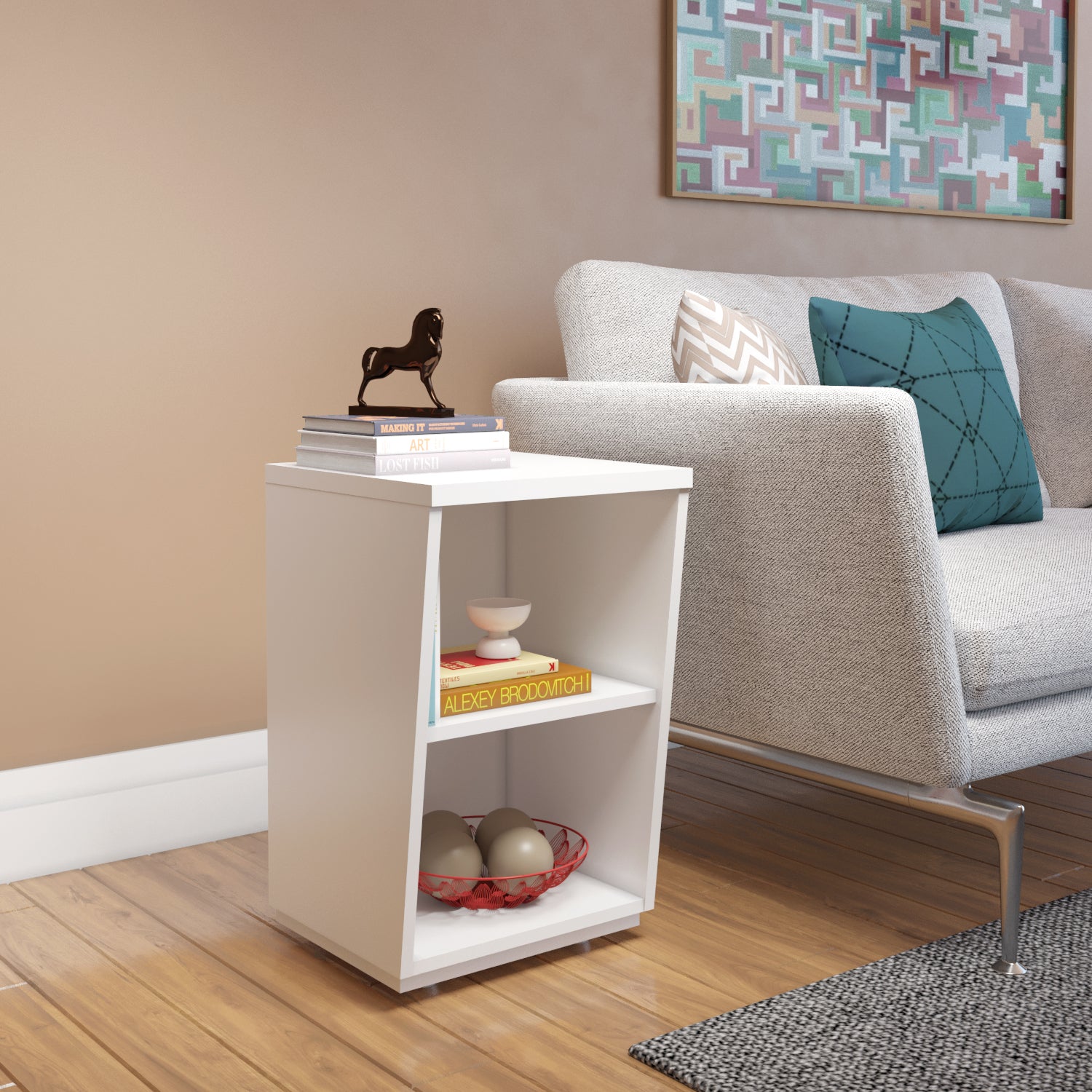 Mesa Auxiliar Marly Blanco