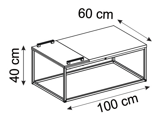 Mesa De Centro Calvin Blanco