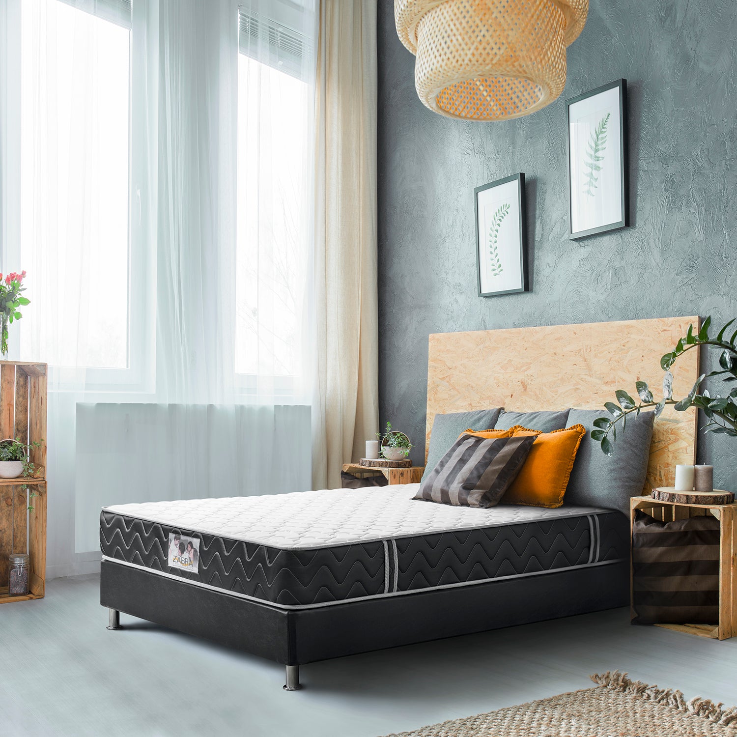 Colchon Queen Ibiza Ortopedico Zabra (Garantia 3 años)