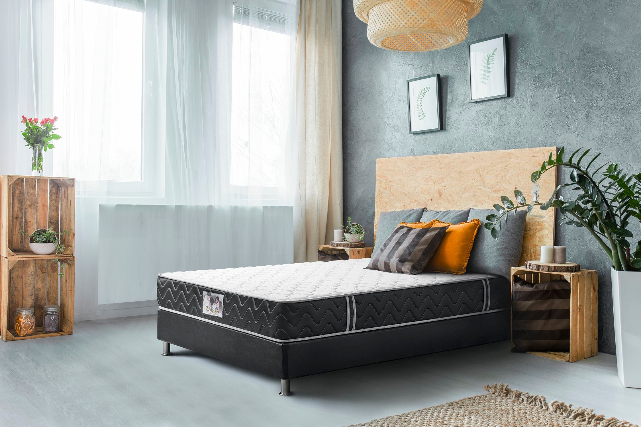 Colchon Queen Ibiza Ortopedico Zabra (Garantia 3 años)