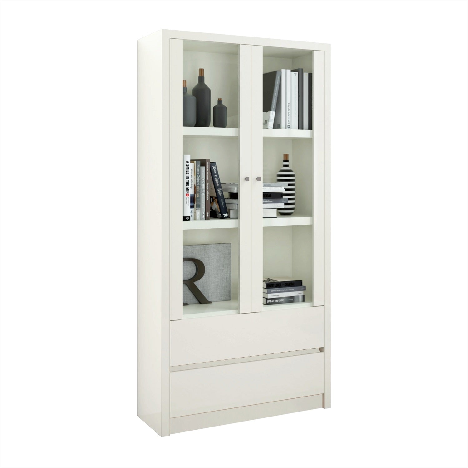 Vitrina Ilana Off White 90X183X34