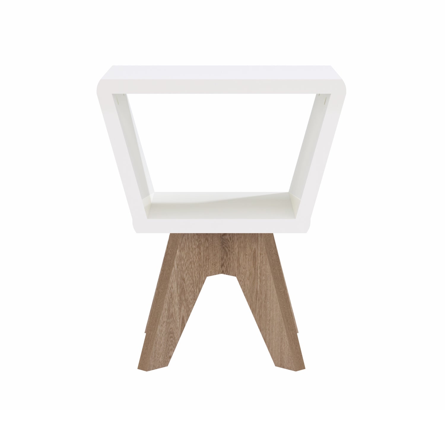 Mesa Auxiliar Ari Blanco, Natural**