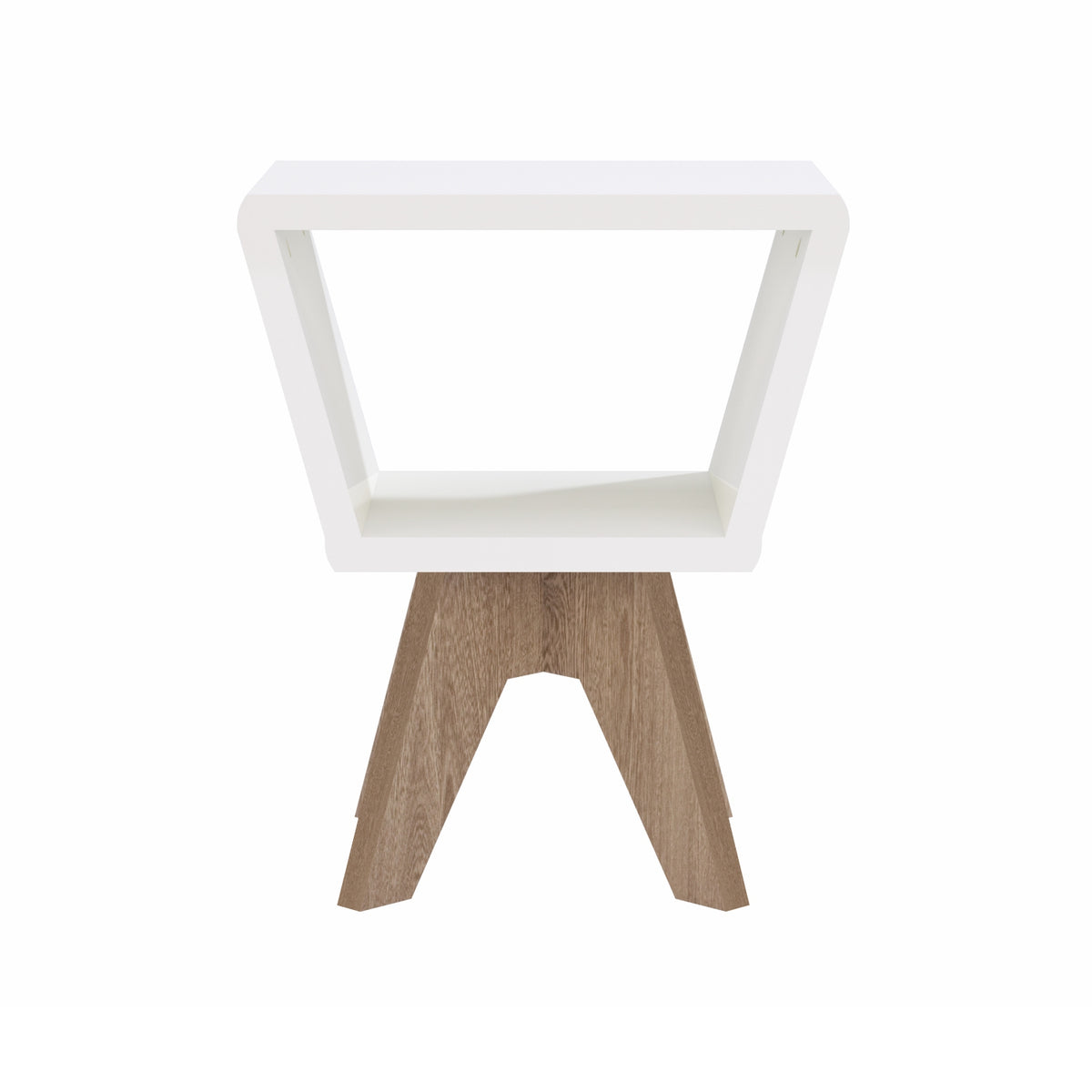 Mesa Auxiliar Ari Blanco, Natural**