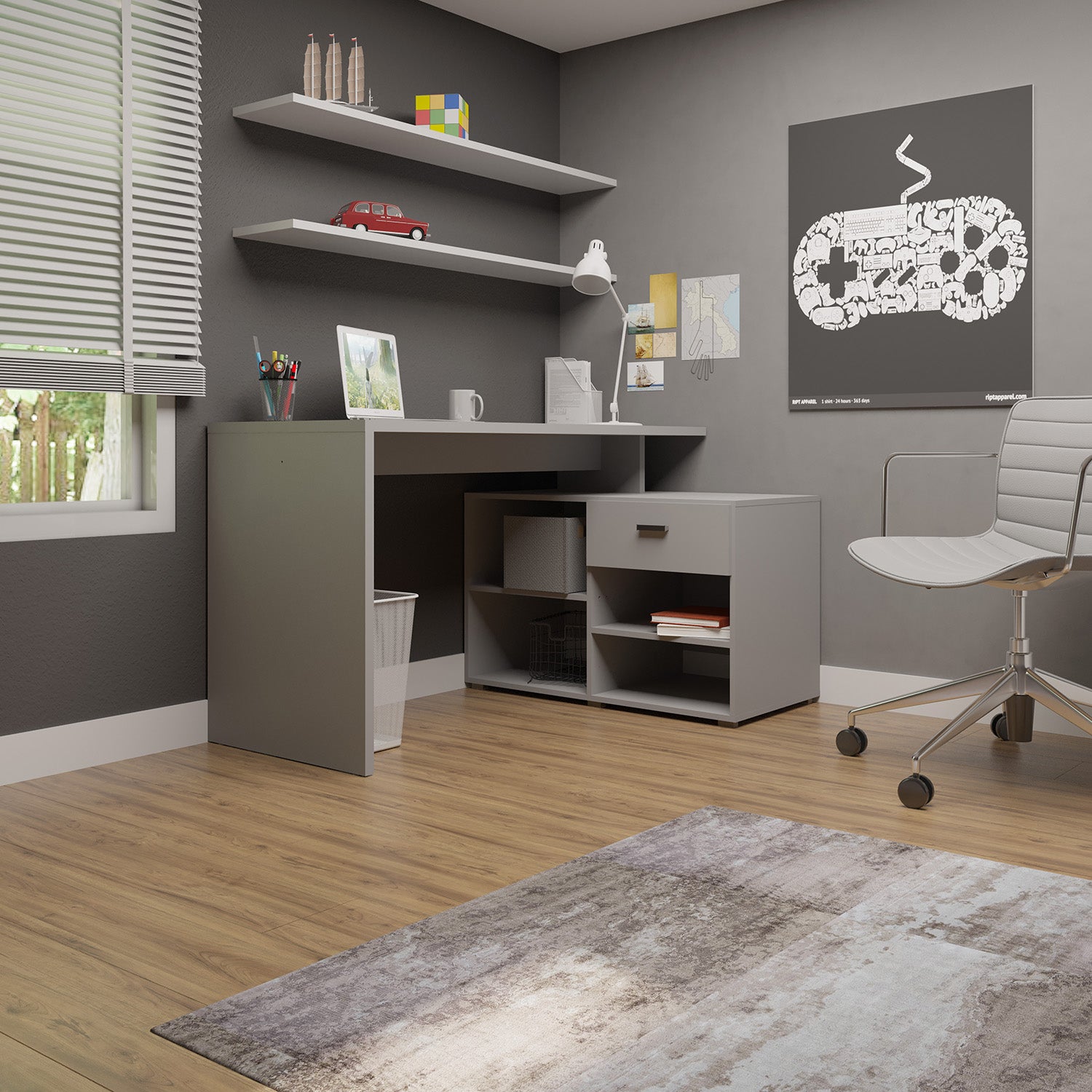 Escritorio Aero Gris