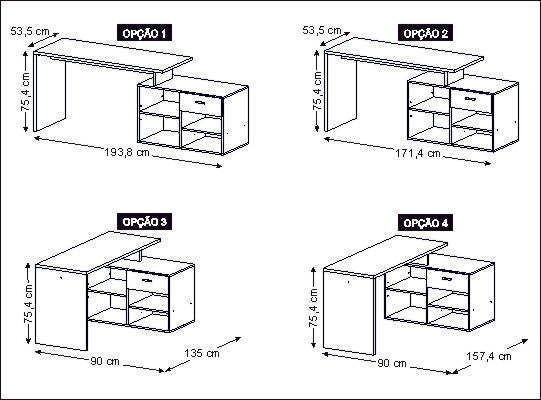 Escritorio Aero Gris
