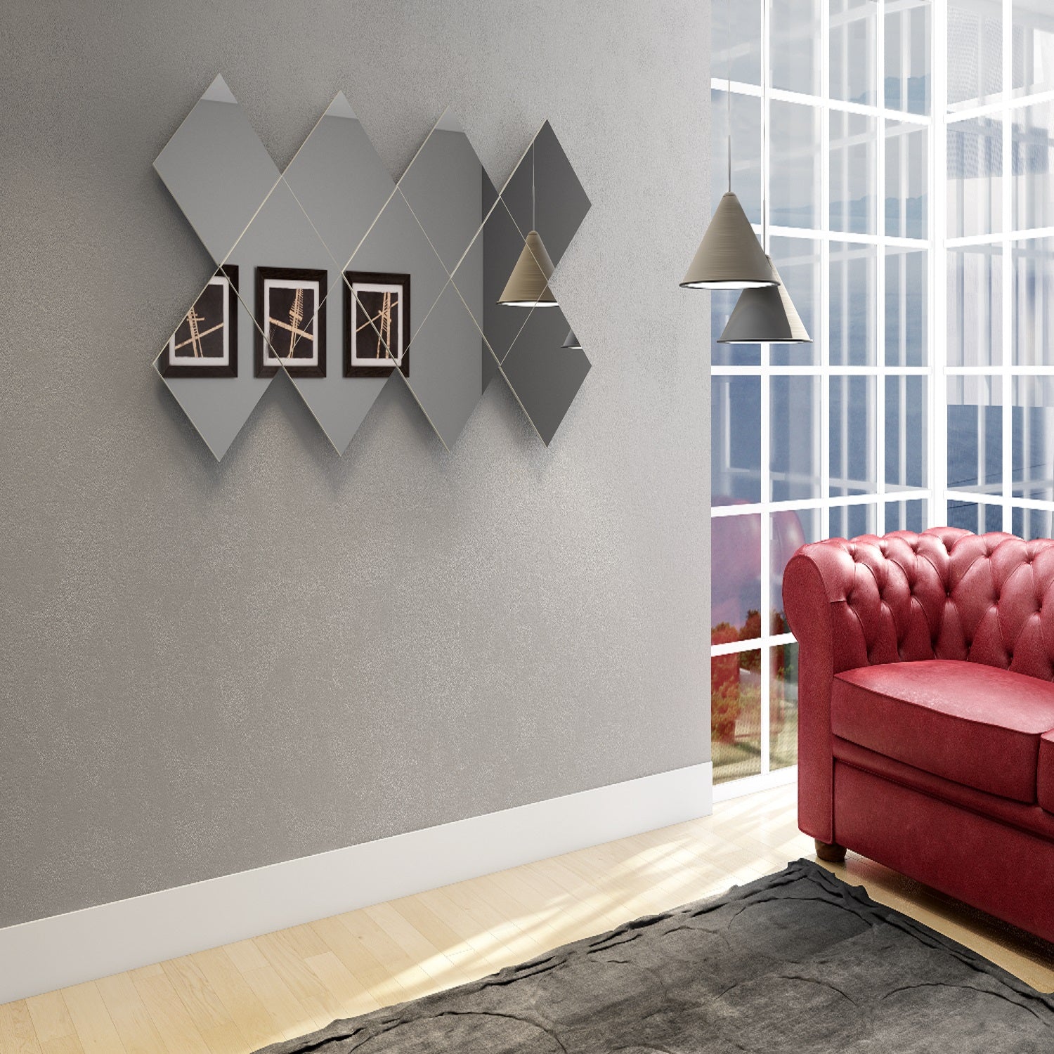 Espejo Alky Blanco Premium*