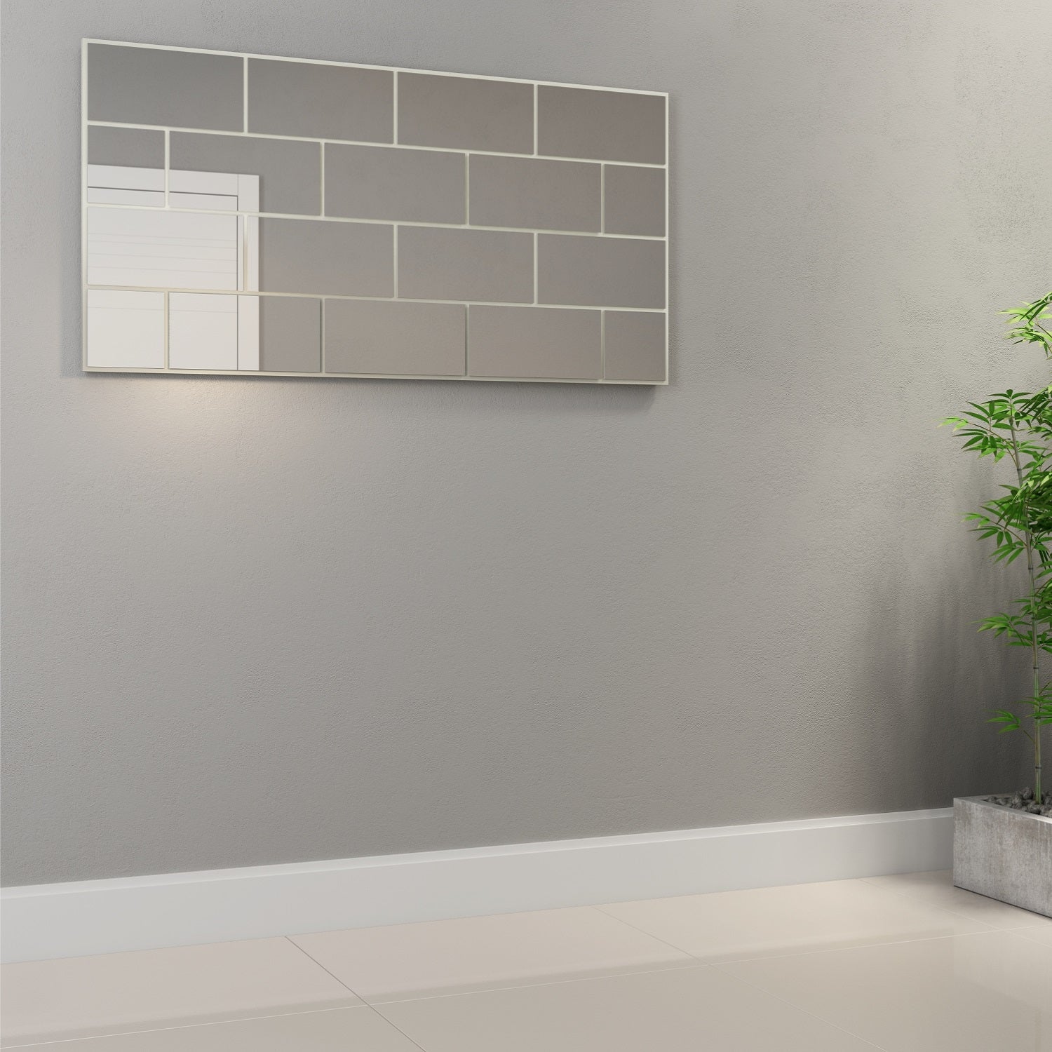 Espejo Kanzas Blanco*