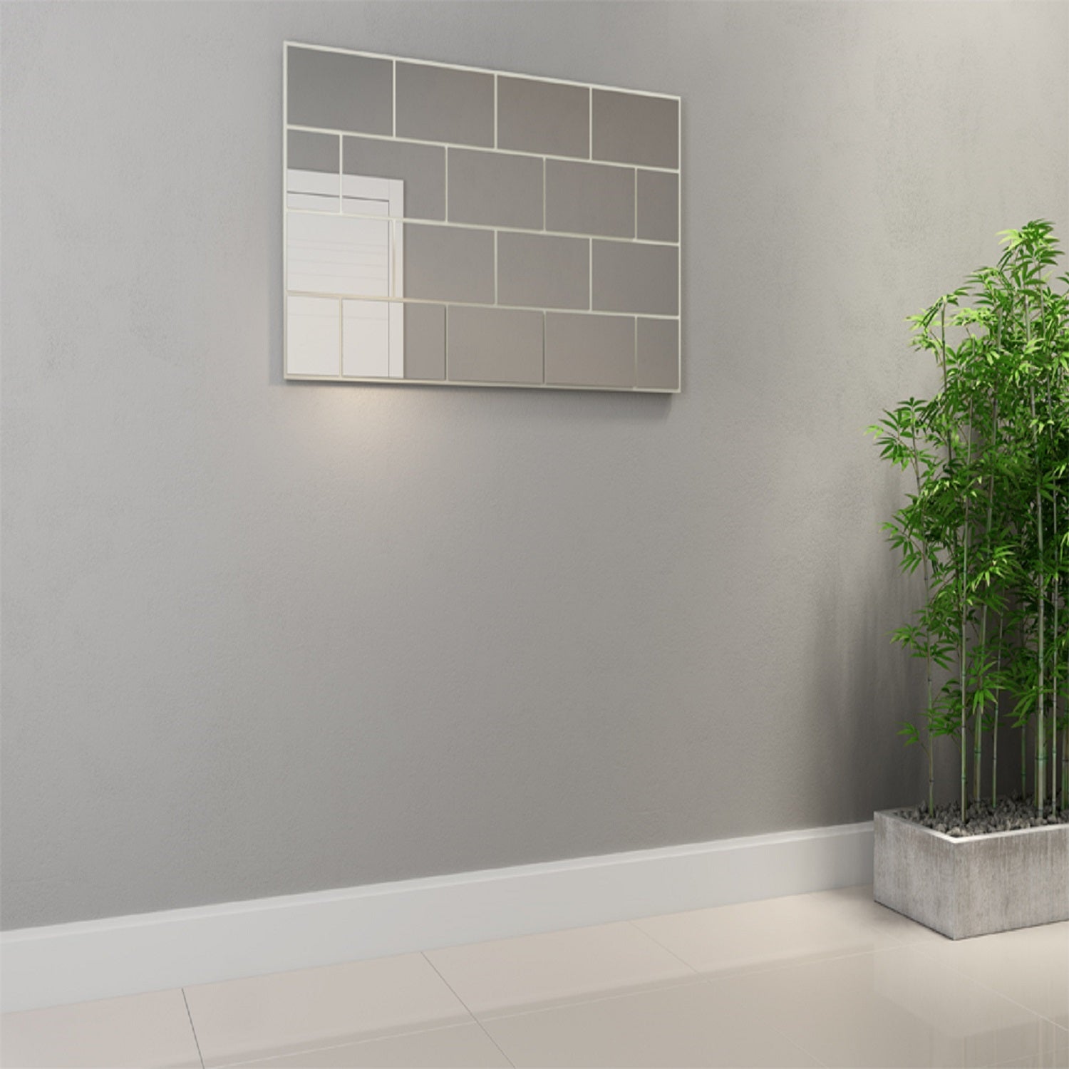 Espejo Kanzas Blanco*