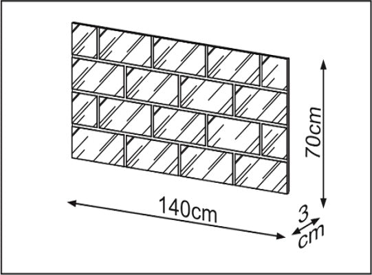 Espejo Kanzas Blanco*