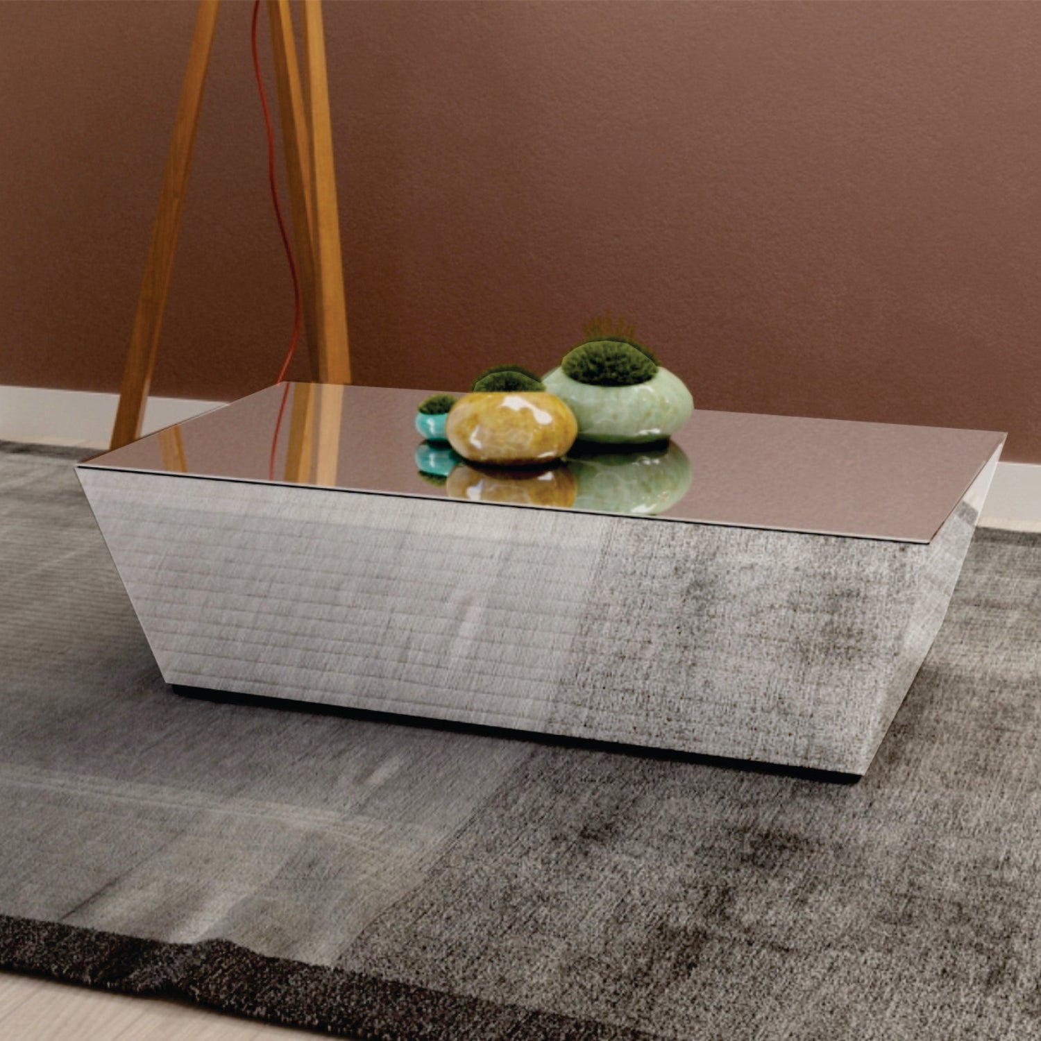 Mesa de Centro Alky Espejo Premium**
