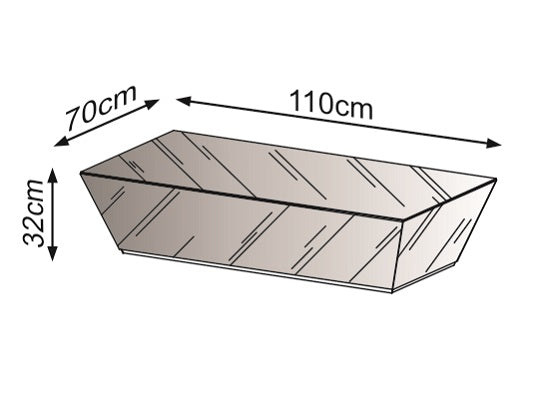 Mesa de Centro Alky Espejo Premium**