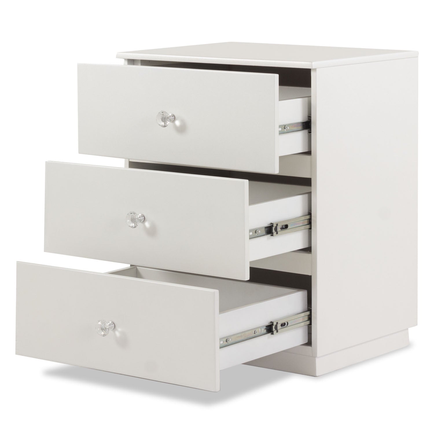 Mesa de Noche Tiana Blanco Perla
