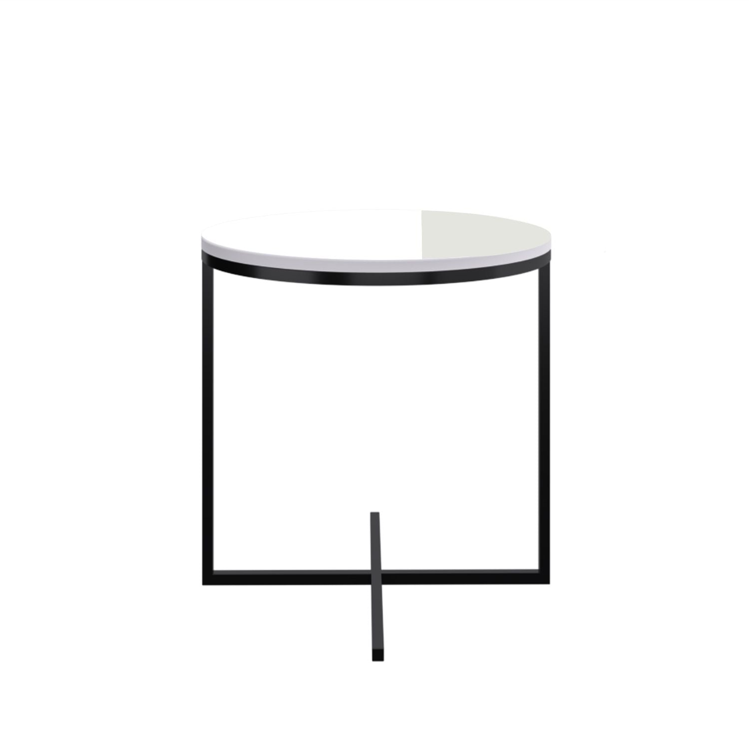 Set X3 Mesa Auxiliar Baru Blanco, Negro*