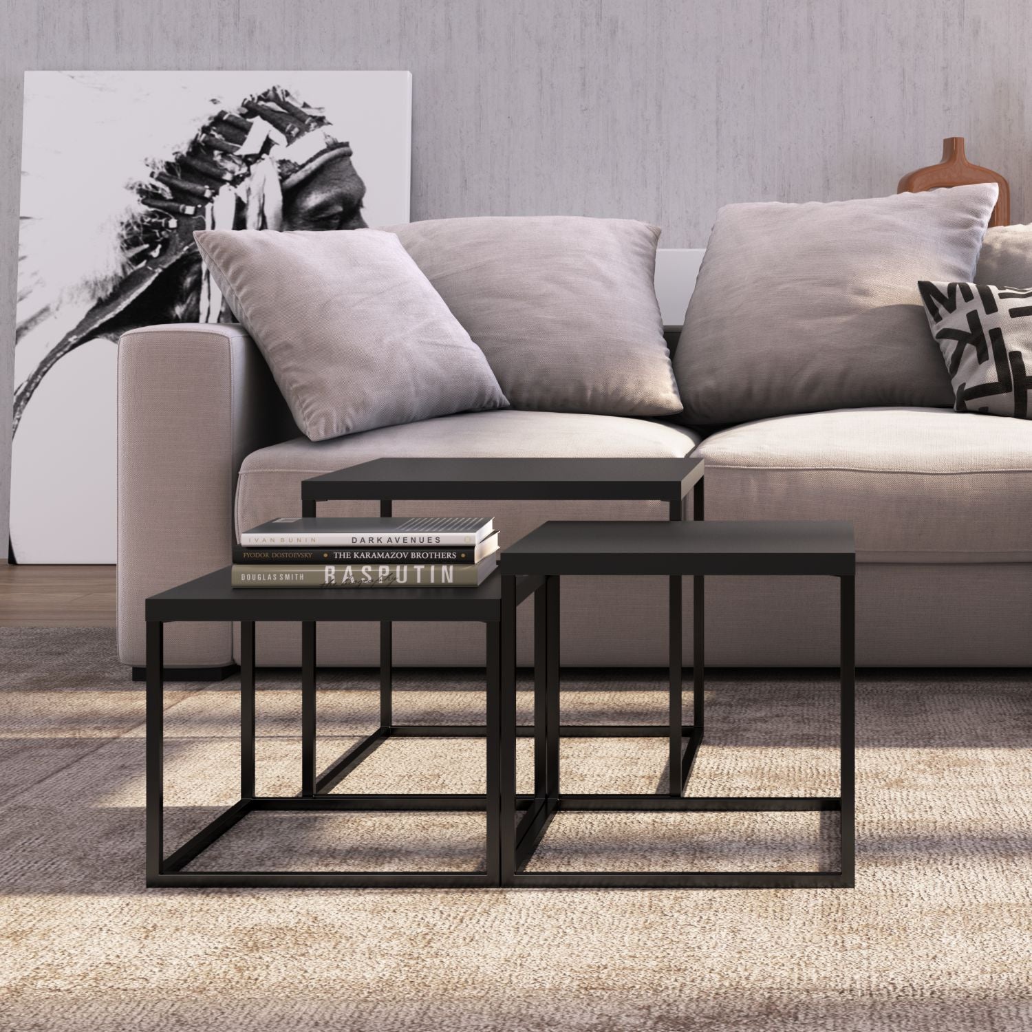 Set X3 Mesa Auxiliar Arizona Negro*