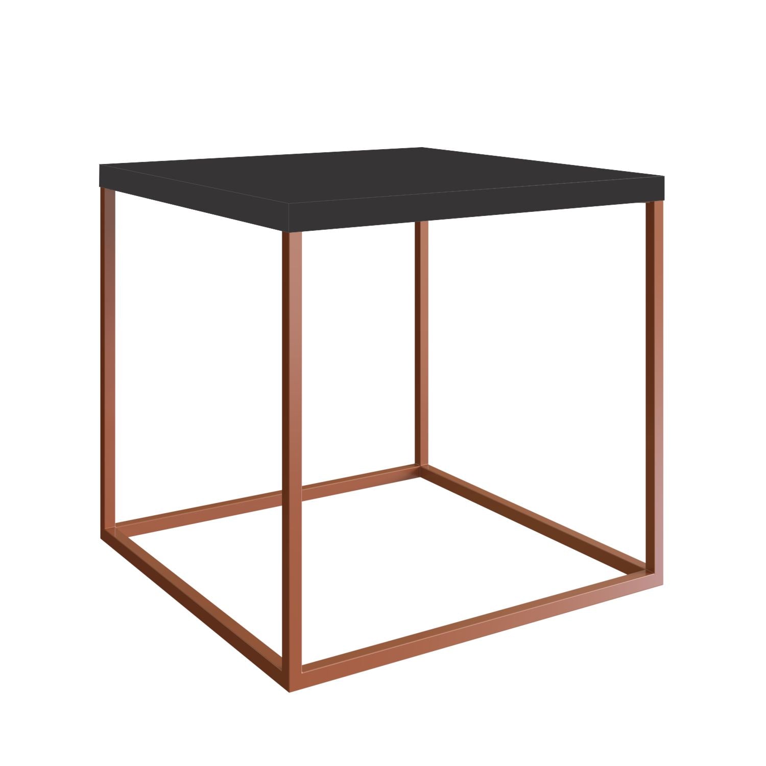 Set X3 Mesa Auxiliar Arizona Negro, Bronce*