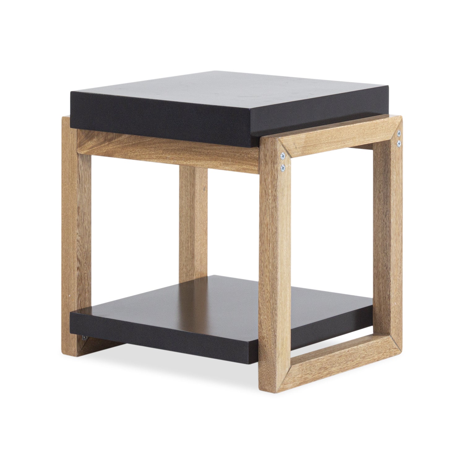 Mesa Auxiliar Trento Negro, Natural