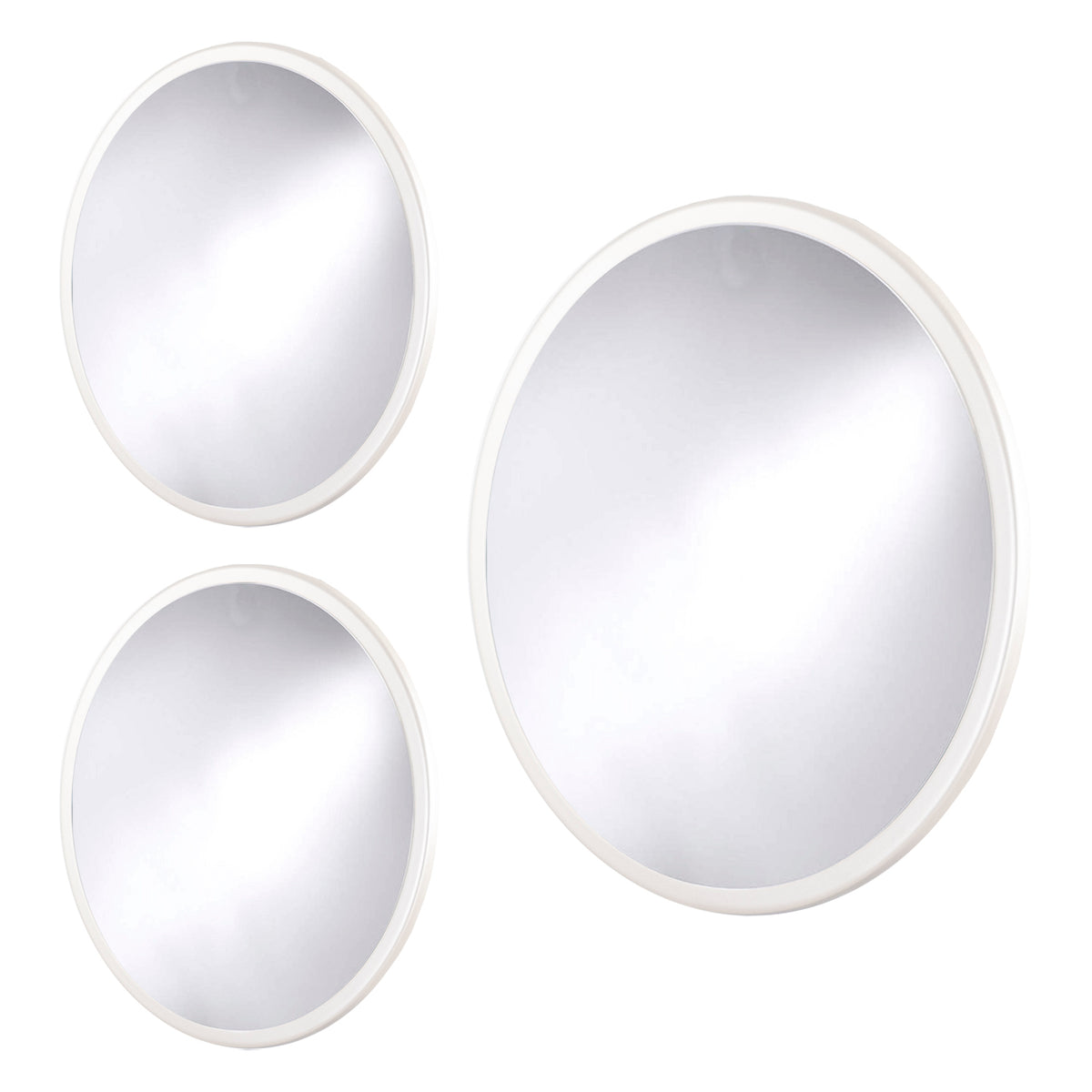 Set X 3 Espejo Rusel Perla Circular