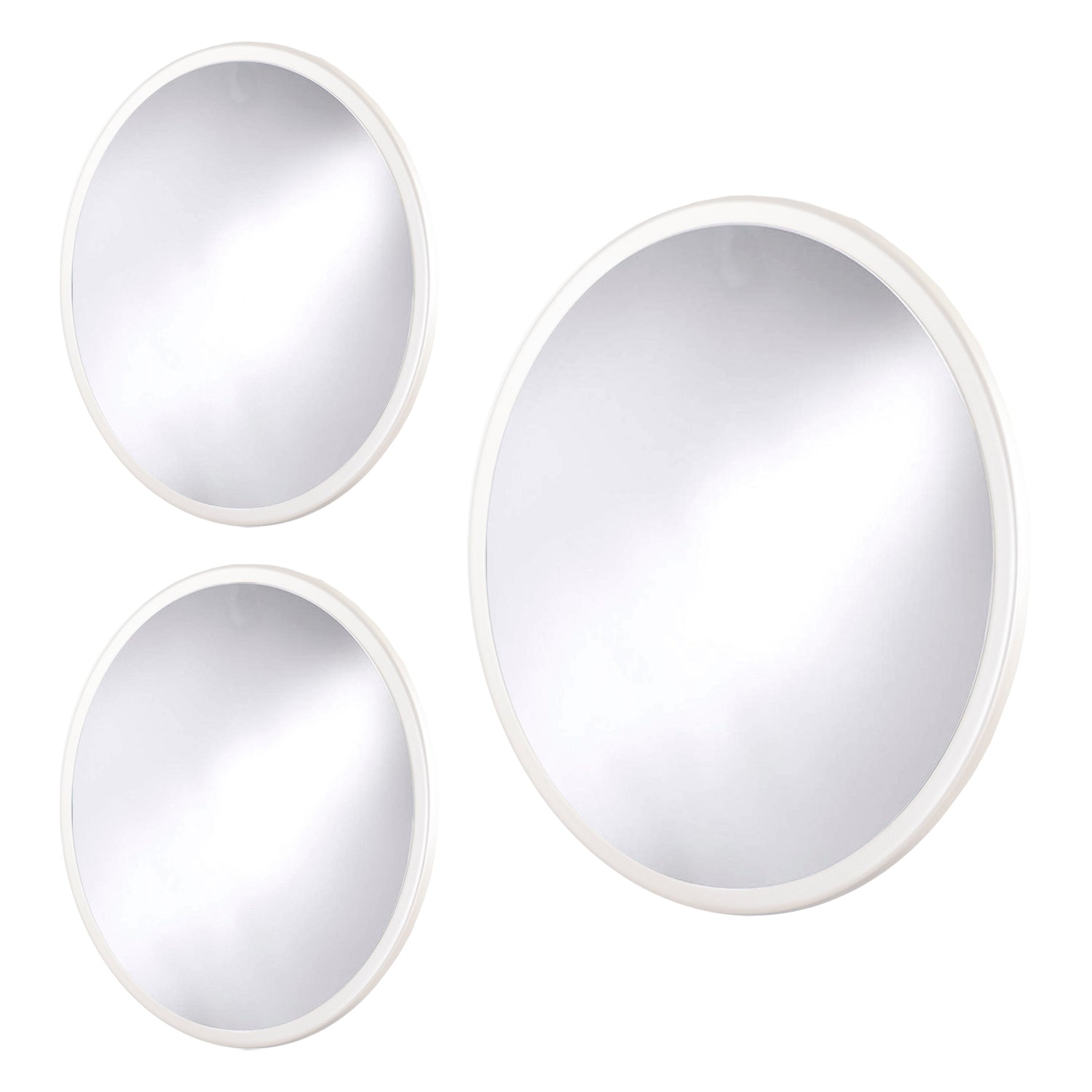 Set X 3 Espejo Rusel Perla Circular