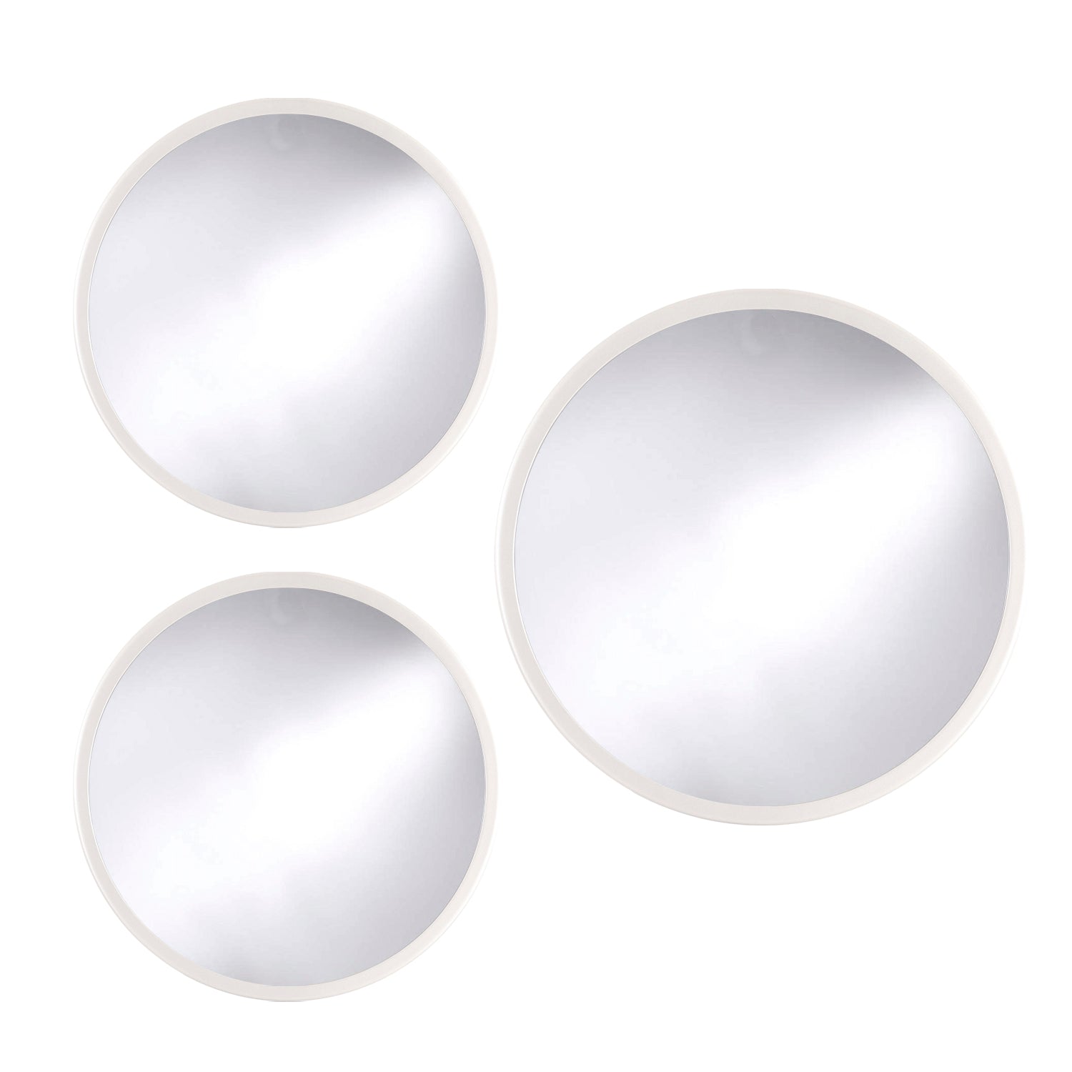 Set X 3 Espejo Rusel Perla Circular