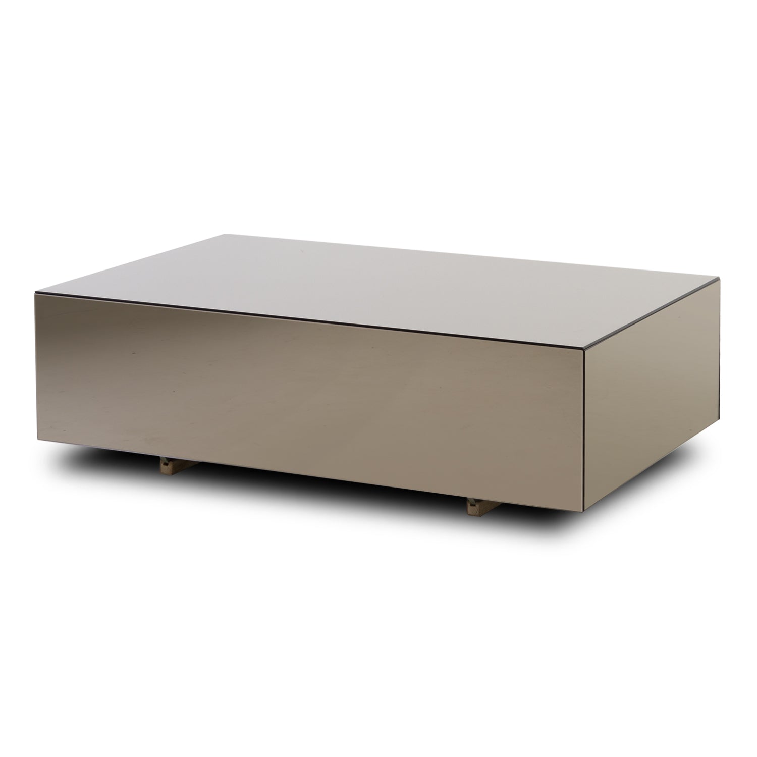 Mesa de Centro Kansas Bronce Espejo Premium
