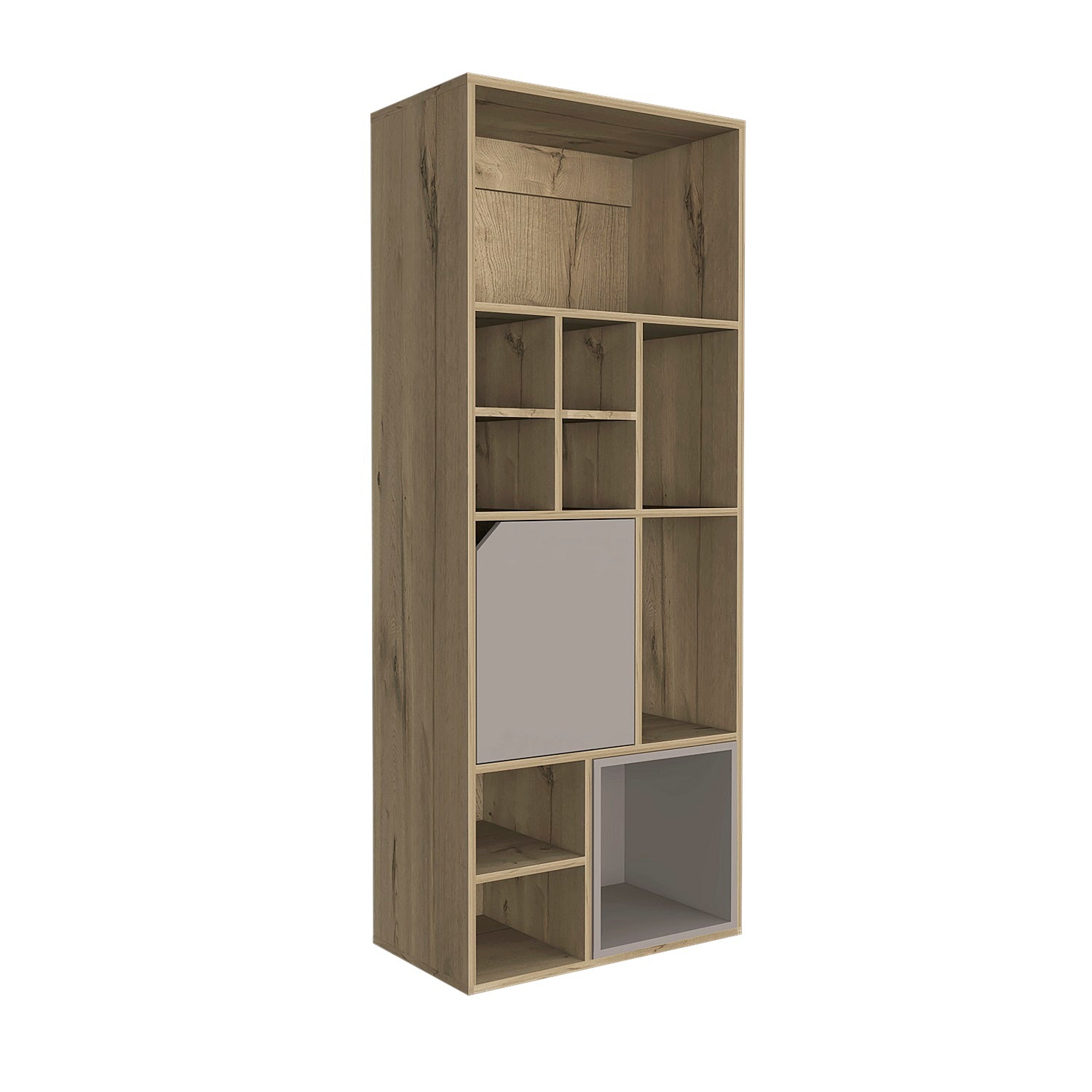 Biblioteca Piero Natural, Taupe 63X159X36