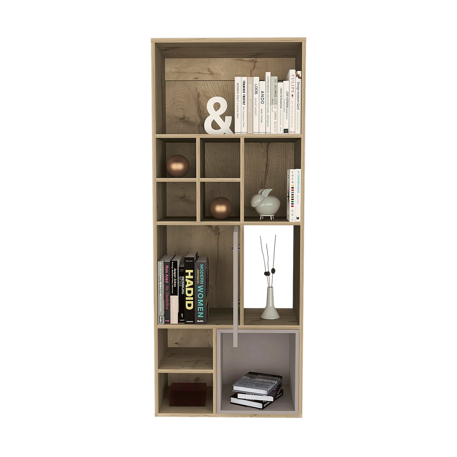 Biblioteca Piero Natural, Taupe 63X159X36