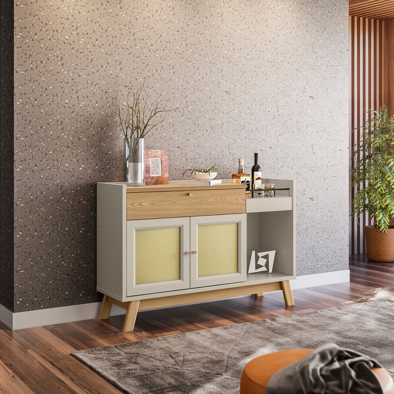 Bifé Praga Natural, Off White