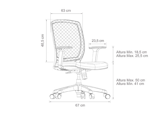 Silla De Escritorio Live Negro